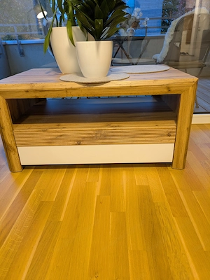 Ledercouch mit Bettfunktion und Sessel Bild 7