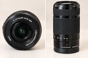 Sony Alpha 6000 E Mount + 2 Objektive + Tasche Bild 2