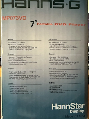 Tragbarer DVD-Player Hanns.g. Bild 3