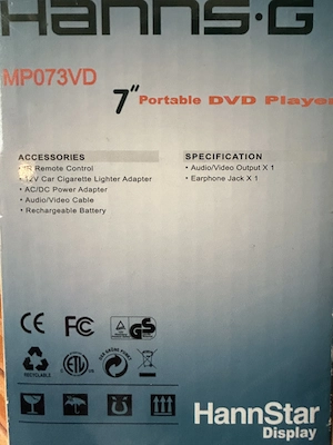 Tragbarer DVD-Player Hanns.g. Bild 4