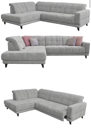 Verkaufe Ecksofa mit Hocker ( Sclaffumktion ) Bild 2