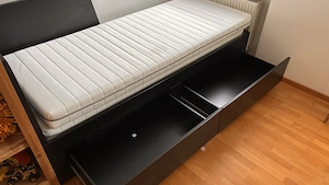 IKEA Flekke Tagesbett 80 160 x 200 cm inkl. 2 x Malfors-Matratzen Bild 2