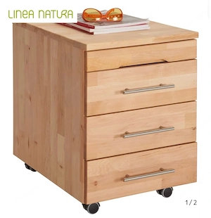 Schreibtisch inkl. Rollcontainer  Bild 2