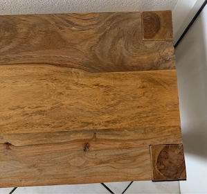 Holzbank massiv Bild 2