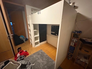 Hochbett Weiß (Ikea SM STAD) Bild 2