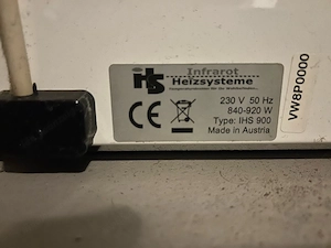 Infrarot Heizpanel in Spiegeloptik Bild 3