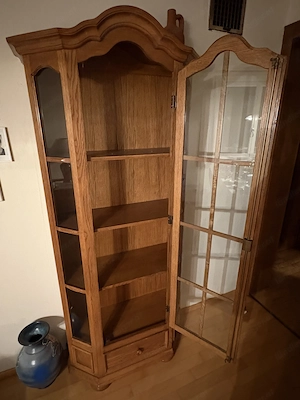 Holzvitrine - sehr gut erhalten 