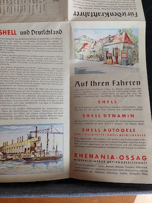 Historische Shell Straßenkarte  Bild 3