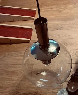 Kugel Pendelleuchte Space Age