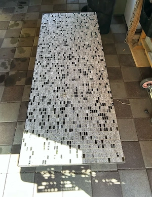 Mid-Century Mosaik-Couchtisch 60er 70er | Modernist Design Rarität Bild 5