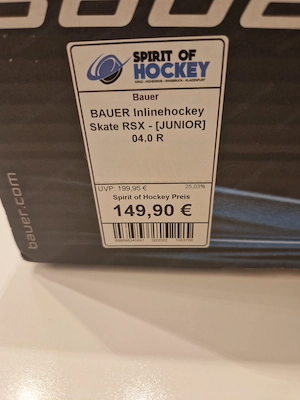 Bauer RSX Inlineskates Junior Grösse 37.5 Bild 4