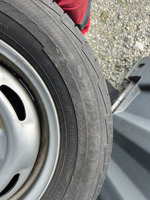 4 Stück Semperit Reifen mit Felgen für Ford Transit Bj.2012-2014 195 70 R15C  Bild 3