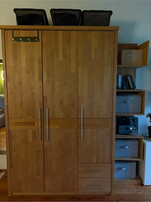 Schrank inkl. Regal Holz 