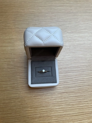 Diamant-Damenring Schweizerqualität einzigartig und handgefertigt Bild 3
