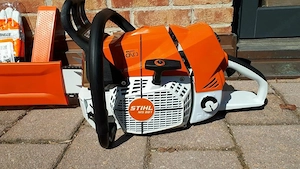 Motorsäge Stihl MS 881 RS und 75 cm Stihl Rollomatic ES Schiene. Bild 3