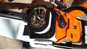Motorsäge Stihl MS 881 RS und 75 cm Stihl Rollomatic ES Schiene. Bild 4