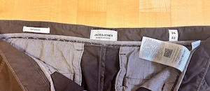 Herren Hose von Jack & Jones Tapered Fit, dunkelbraun Bild 2