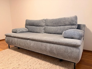 Hochwertiges Boxspring-Schlafsofa mit Stauraum Bild 2