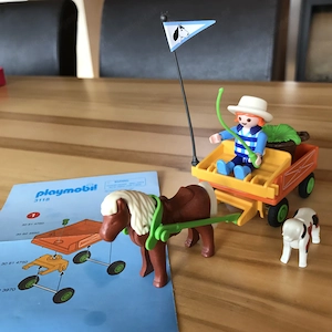 Playmobil 3118 "Kinder-Ponywagen", gebraucht