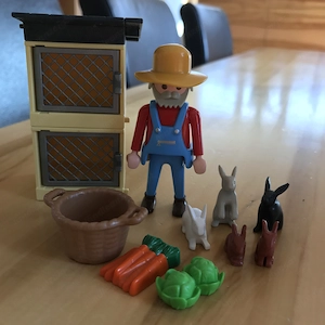 Playmobil 4491 "Hasenstall", gebraucht