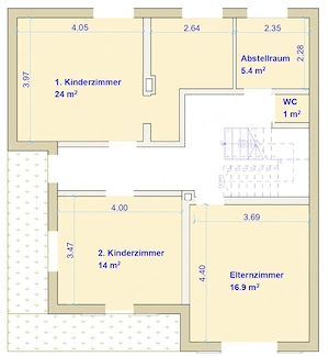Schöne Doppelhaushälfte in Beschling Bild 9