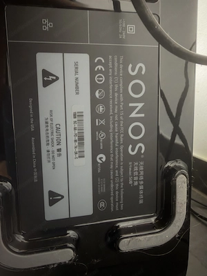Sonos SUB Gen 1   Schwarz   leistungsstarker Subwoofer