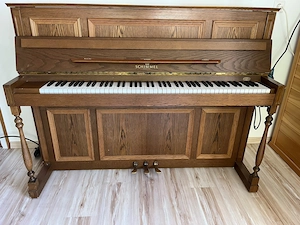 Schimmel Klavier   komplett restauriert   hervorragender Klang   inkl. Klavierbank & Leuchte Bild 3