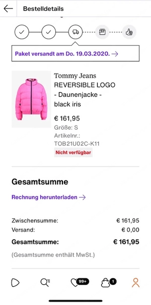 Tommy Jeans Daunenjacke Bild 3