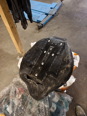 Harley Davidson Sitz +Leder Tasche  Bild 4