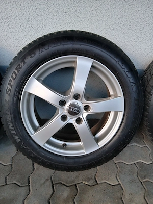 Winterreifen mit Felgen von Audi A4 B8 Bild 4