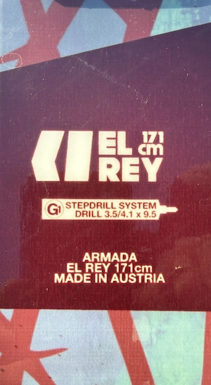 Twintip Ski "Armada El Rey", 171 cm mit Tyrolia Bindung Peak 7.5, Kanten frisch geschliffen Bild 4