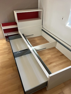 Bett 90x200 mit Kopfteil und Lattenrost Bild 2