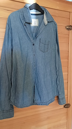 Jeansbluse Größe 40