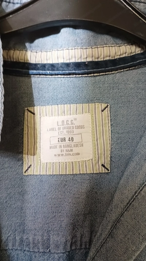 Jeansbluse Größe 40 Bild 2
