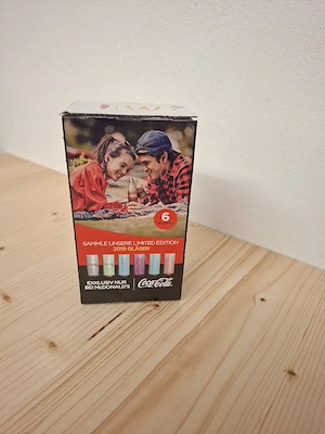 Coca-cola Glas Limited Edition 2019 Grau Original Verpackt Bild 3