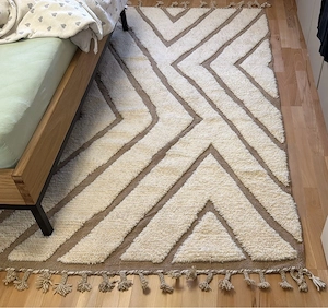 Handgeknüpfter marokkanischer Schafwollteppich Bild 2