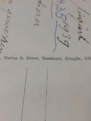 Historische Vorarlberger Postkarte Rarität  Bild 6