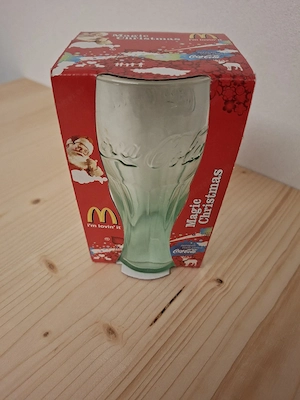 Coca-Cola Glas - Spezielle limitierte Weihnachts-Edition - Magic Christmas Bild 2