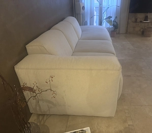 Ecksofa Hudson in Sandy Beige mit XL-Longchair   sehr guter Zustand Bild 3