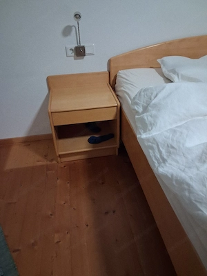 Bettgestell + Ntische aus massiver Buche für Samina Bettsystem Bild 2