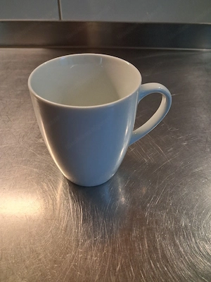 Tasse weiß schlicht  Bild 2