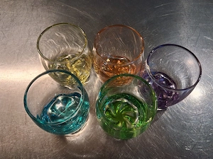 Schnapsglas 5 stück bunt Bild 2
