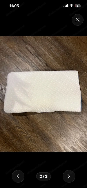 Derila Memory Foam Nackenkissen Kopfkissen, Seitenschläferkissen Bild 2