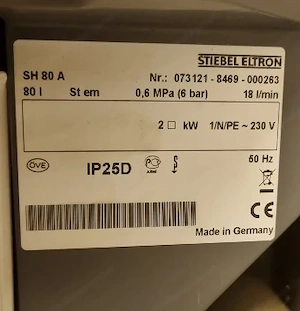 Boiler Stiebel Eltron 80 Liter Bild 2