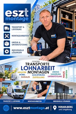 -Transport -Umzug-Möbel -Montage  -Demontage - Lohnarbeiten 