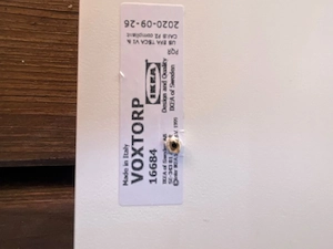 IKEA VOXTORP Schubladenfront   Mattweiß, 60   40 cm Bild 2