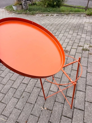 IKEA GLADOM Beistelltisch Orange Bild 2