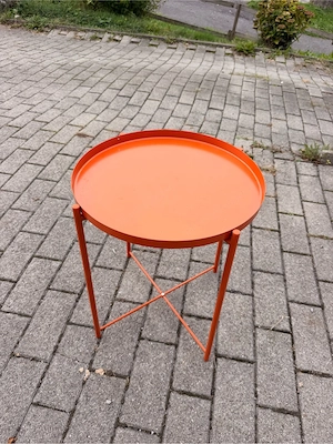IKEA GLADOM Beistelltisch Orange