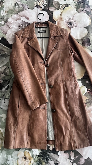 Echte Lederjacke  Mantel  Größe S 36