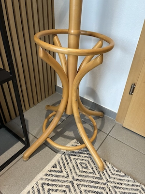 Garderobenständer Thonetstil Buchenholz Bild 2